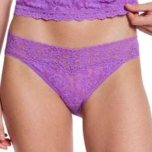 🌻NEW Hanky Panky Signature Lace V-kini Bikini Panty Women's Size Medium